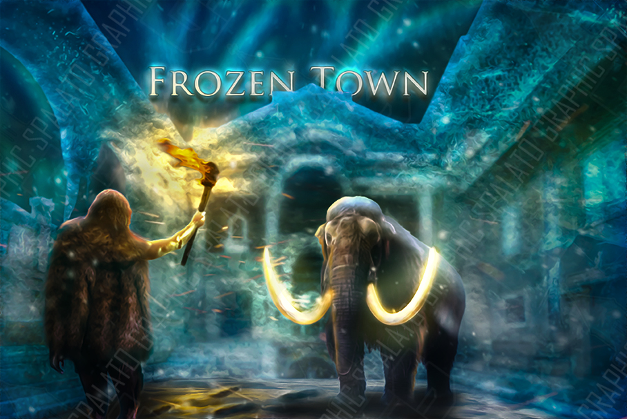 frozen, peristil, caveman, graphic, digital, southern, spalato