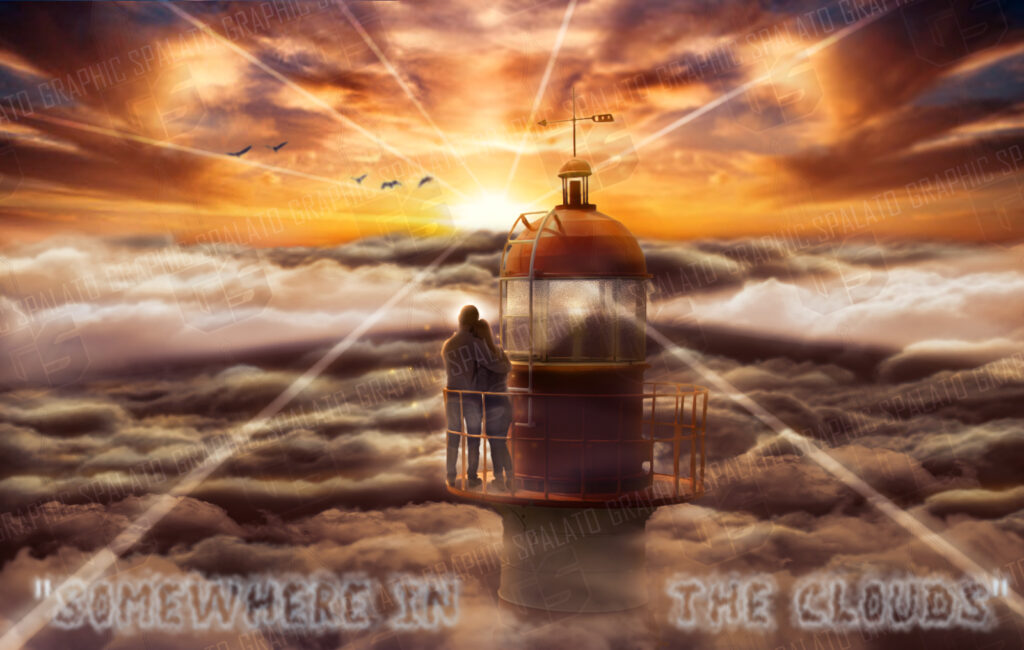 lighthouse, graphic, south , digital, spalato