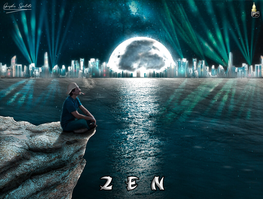 zen, south, dalmatia, split, digital , graphic